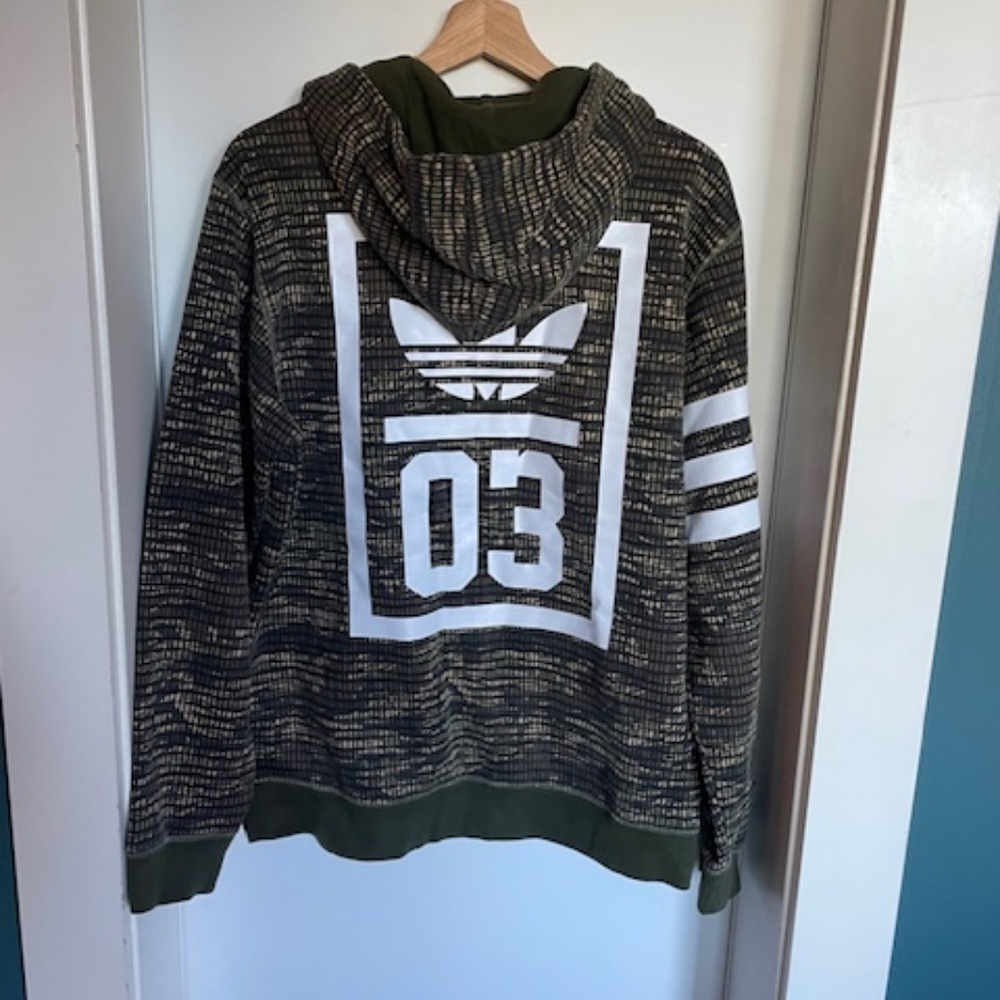 ** VINTAGE** Adidas Originals 3Foil Adventure Full-Zip Hoodie. 2014